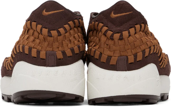 Nike Brown Air Footscape Woven Sneakers - Image 2