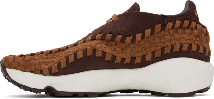 Nike Brown Air Footscape Woven Sneakers - Image 3