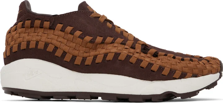 Nike Brown Air Footscape Woven Sneakers