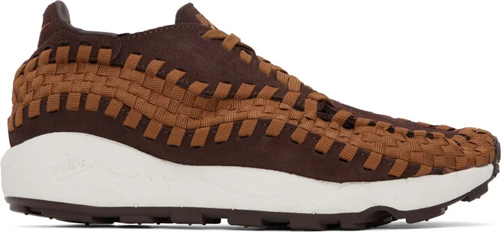 Nike Brown Air Footscape Woven Sneakers
