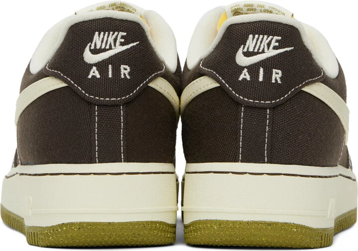 Nike Brown Air Force 1 '07 Sneakers - Image 2