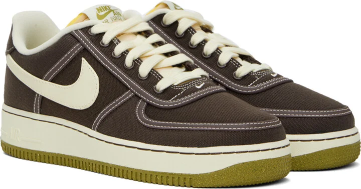 Nike Brown Air Force 1 '07 Sneakers - Image 4
