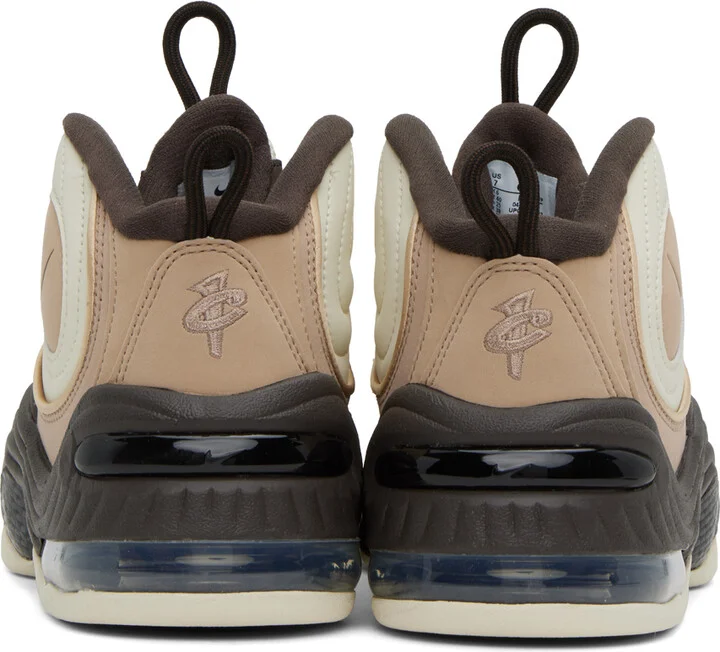 Nike Brown Air Penny II NAS Sneakers - Image 2
