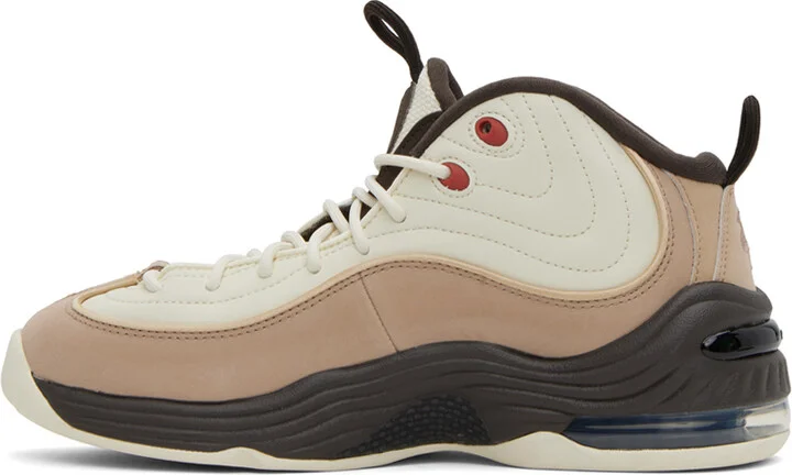Nike Brown Air Penny II NAS Sneakers - Image 3