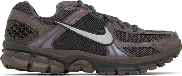 Nike Brown & Gray Zoom Vomero 5 Sneakers