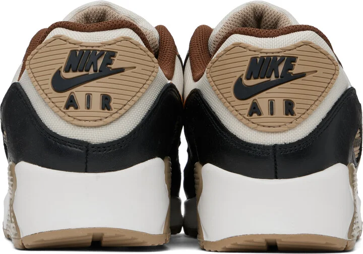 Nike Brown & Khaki Air Max 90 GORE-TEX Sneakers - Image 2