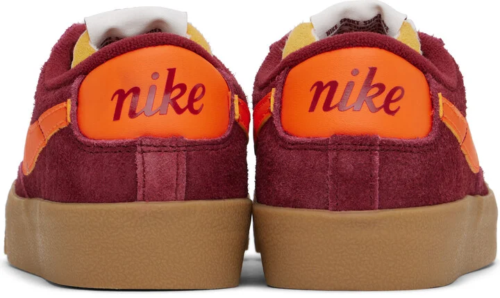 Nike Burgundy Blazer Low '77 Vintage Sneakers - Image 2