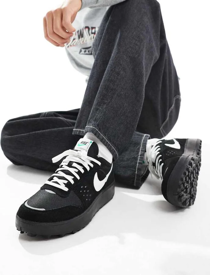 Nike C1TY sneakers in black & white - Image 2