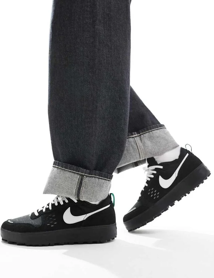 Nike C1TY sneakers in black & white