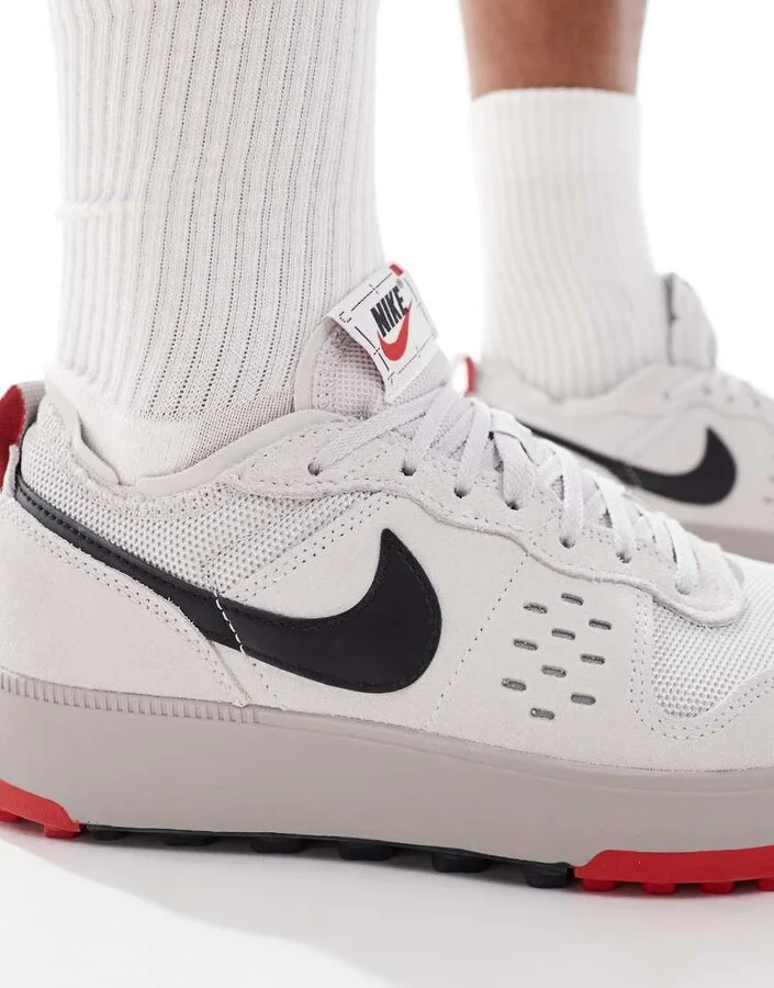 Nike C1ty sneakers in light gray and black - Image 4