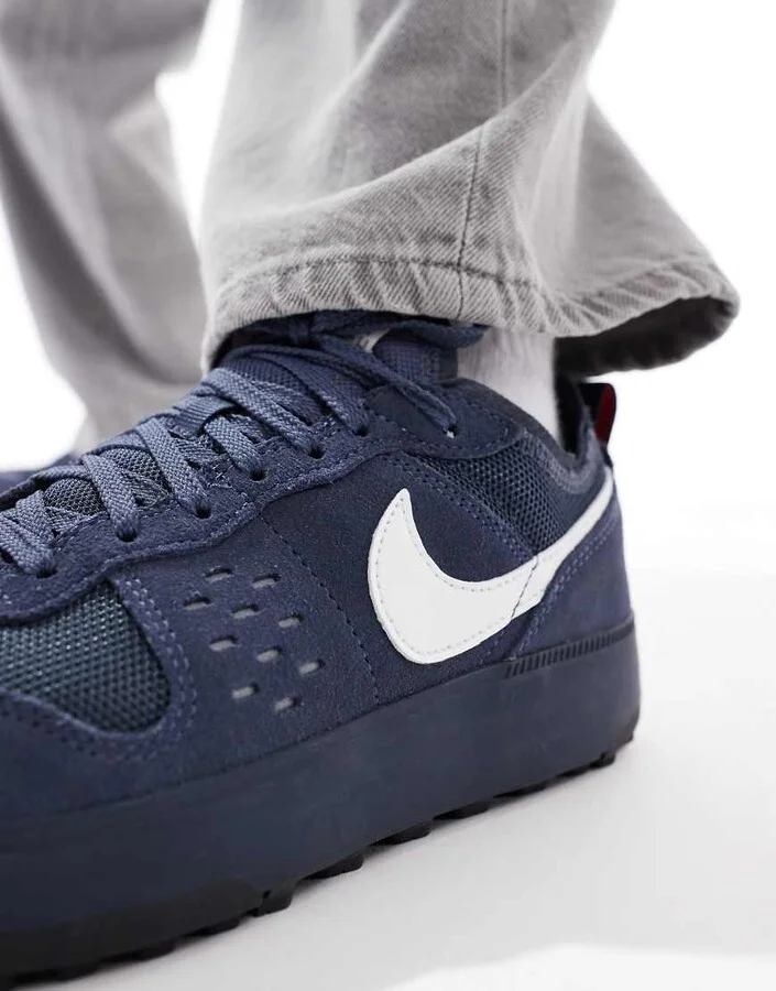 Nike C1TY sneakers in navy and white - Image 4