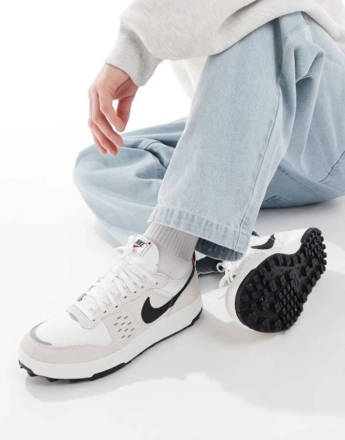 Nike C1TY sneakers in white and black