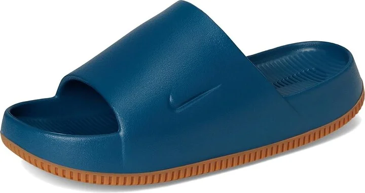 Nike Calm Men's Sandals Blue Force/Blue Force/Gum Med Brown : 10 M, Synthetic - Image 5