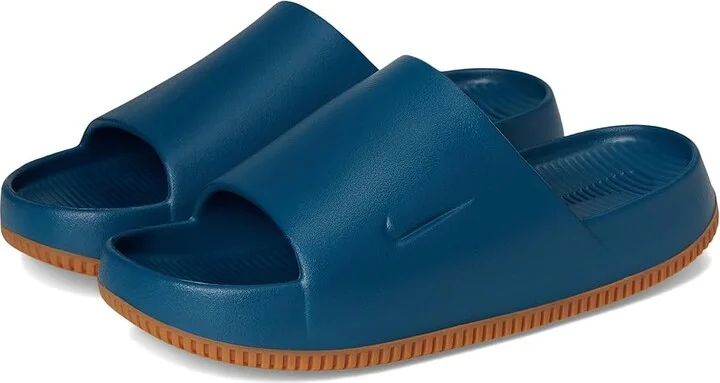 Nike Calm Men's Sandals Blue Force/Blue Force/Gum Med Brown : 10 M, Synthetic