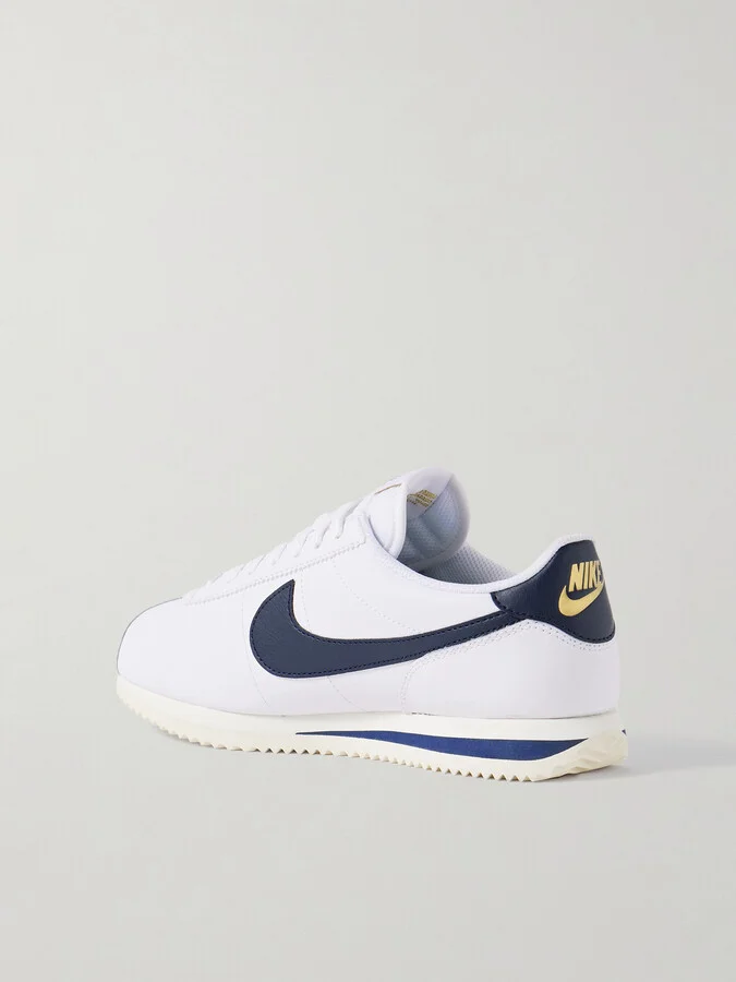 Nike - Cortez Olympic Leather Sneakers - White - Image 3