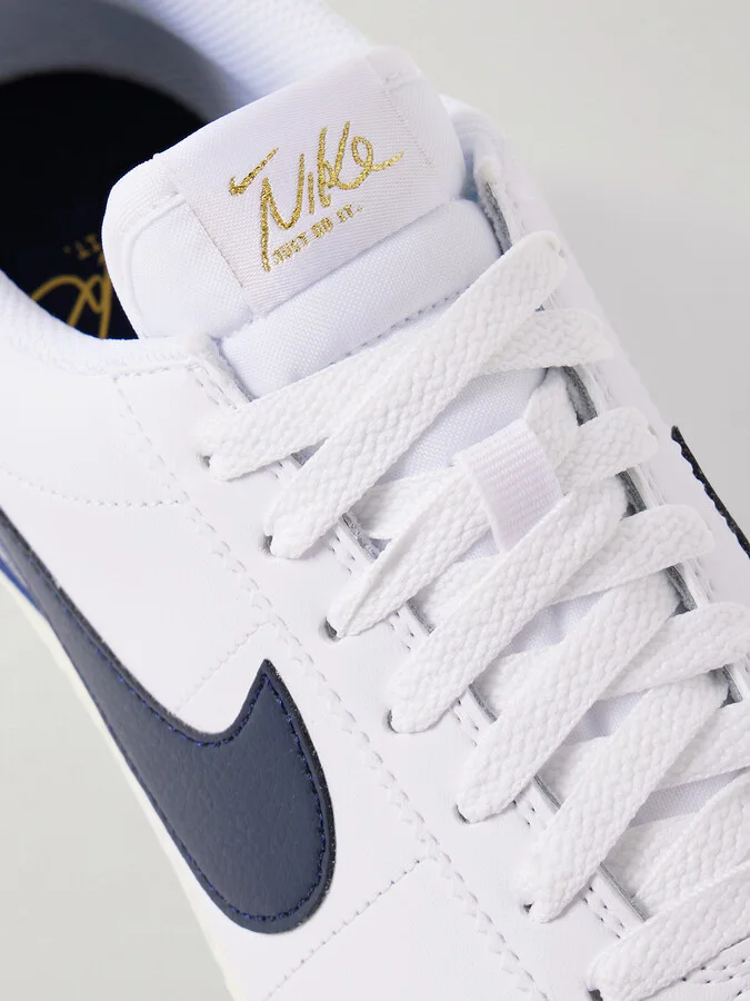 Nike - Cortez Olympic Leather Sneakers - White - Image 4