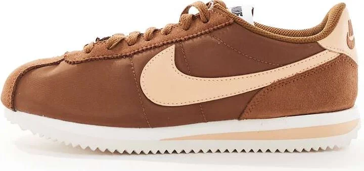 Nike Cortez sneakers in brown & orange - Image 2