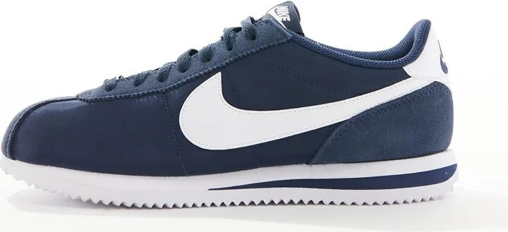 Nike Cortez TXT sneakers in navy and white - Image 2