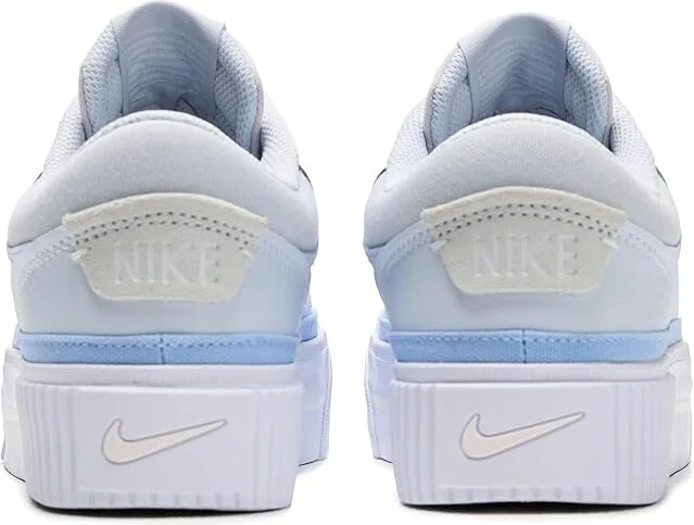 Nike Court Legacy Lift Women's Shoes Football Grey/Summit White/Aluminum : 9.5 B - Medium, Synthetic - Image 5