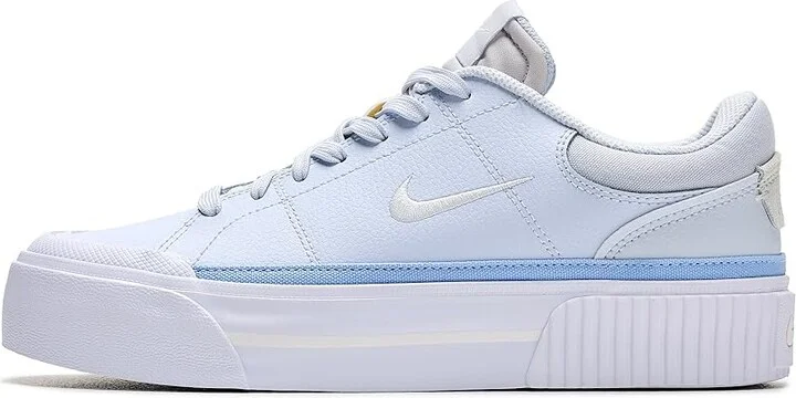 Nike Court Legacy Lift Women's Shoes Football Grey/Summit White/Aluminum : 9.5 B - Medium, Synthetic - Image 6