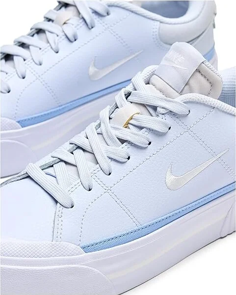 Nike Court Legacy Lift Women's Shoes Football Grey/Summit White/Aluminum : 9.5 B - Medium, Synthetic - Image 7