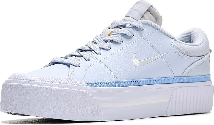 Nike Court Legacy Lift Women's Shoes Football Grey/Summit White/Aluminum : 9.5 B - Medium, Synthetic
