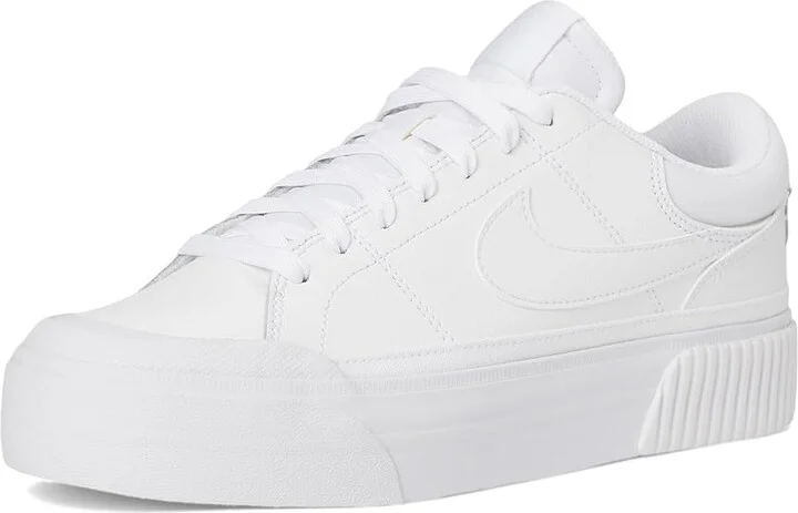 Nike Court Legacy Lift Women's Shoes White/White/White : 8.5 B - Medium, Synthetic - Image 5