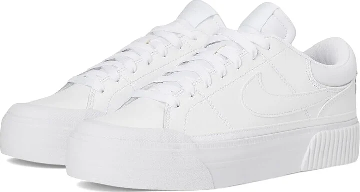 Nike Court Legacy Lift Women's Shoes White/White/White : 8.5 B - Medium, Synthetic
