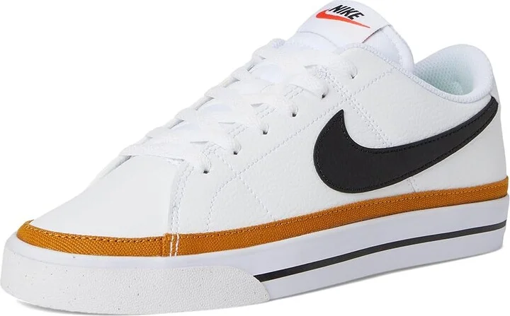 Nike Court Legacy Next Nature Women's Shoes White/Black/Desert Ochre/Team Orange/Volt : 5.5 B - Medium, Synthetic - Image 5