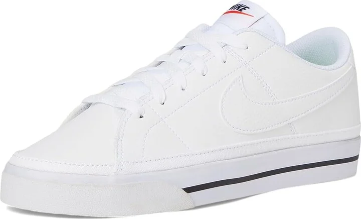 Nike Court Legacy Next Nature Women's Shoes White/White/Black/Volt/Team Orange : 12 B - Medium, Synthetic - Image 5