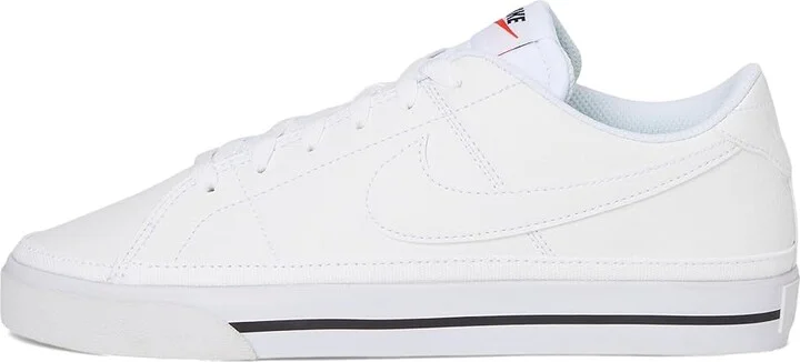 Nike Court Legacy Next Nature Women's Shoes White/White/Black/Volt/Team Orange : 12 B - Medium, Synthetic - Image 6