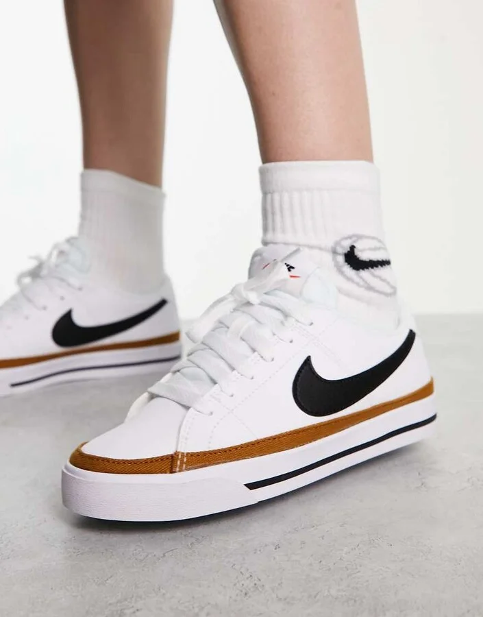 Nike Court Legacy sneakers in white - Image 2
