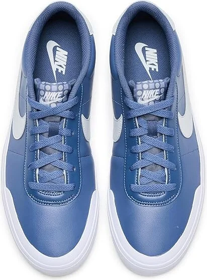 Nike Court Shot Men's Cross Training Shoes Diffused Blue/Pure Platinum/White : 10 M, Synthetic - Image 2