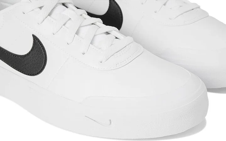 Nike Court Shot Men's Cross Training Shoes White/Black : 7 M, Synthetic - Image 7