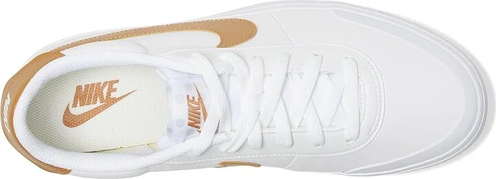 Nike Court Shot Men's Cross Training Shoes White/Flax : 8 M, Synthetic - Image 2