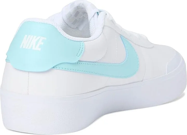 Nike Court Shot Men's Cross Training Shoes White/Glacier Ice : 8 M, Synthetic - Image 4