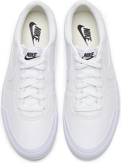 Nike Court Shot Men's Cross Training Shoes White/White/Black : 8 M, Synthetic - Image 2