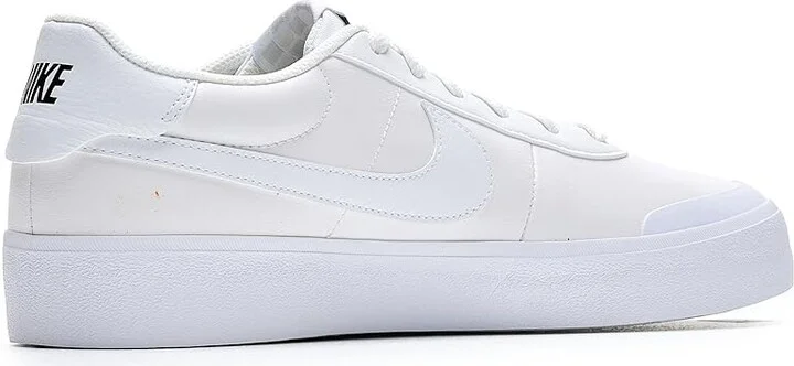 Nike Court Shot Men's Cross Training Shoes White/White/Black : 8 M, Synthetic - Image 3