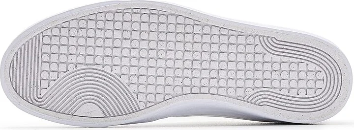 Nike Court Shot Men's Cross Training Shoes White/White/Black : 8 M, Synthetic - Image 4