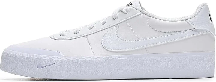 Nike Court Shot Men's Cross Training Shoes White/White/Black : 8 M, Synthetic - Image 6