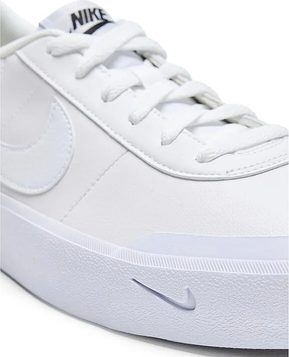 Nike Court Shot Men's Cross Training Shoes White/White/Black : 8 M, Synthetic - Image 7