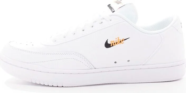 Nike Court Vintage Premium leather sneakers in white - Image 2