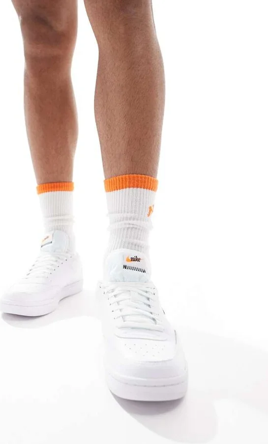 Nike Court Vintage Premium leather sneakers in white
