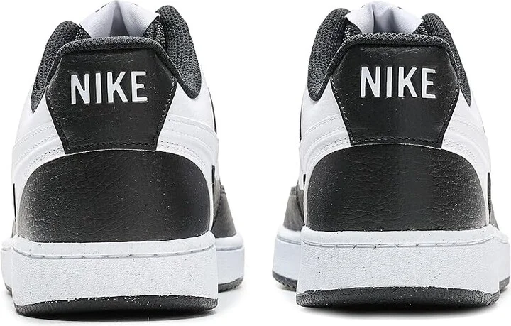 Nike Court Vision Low Men's Cross Training Shoes Black/White : 10.5 M, Faux Leather - Image 5