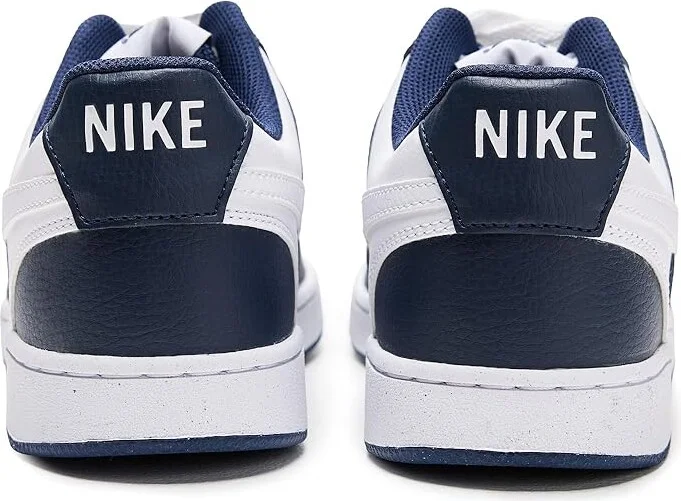 Nike Court Vision Low Men's Cross Training Shoes Midnight Navy/White : 11.5 M, Faux Leather - Image 5