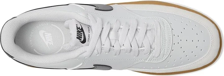 Nike Court Vision Low Men's Cross Training Shoes Photon Dust/Athracite/Gum : 9.5 M, Faux Leather - Image 2