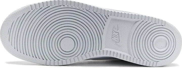 Nike Court Vision Low Men's Cross Training Shoes Pure Platinum/White : 7 M, Faux Leather - Image 4