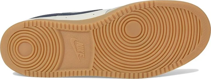 Nike Court Vision Low Men's Cross Training Shoes Sail/Midnight Navy/Gum Light Brown : 14 M, Faux Leather - Image 3