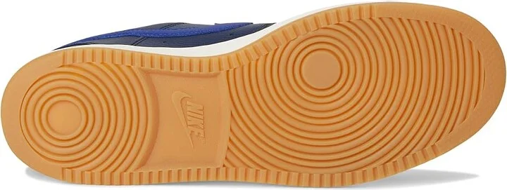 Nike Court Vision Low Men's Shoes Midnight Navy/Deep Royal Blue/Sail : 10 D - Medium, Leather - Image 3