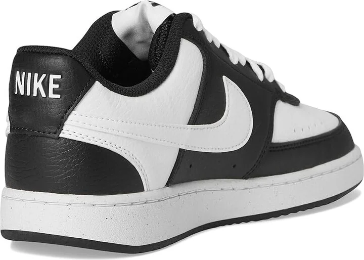 Nike Court Vision Low Next Nature Women's Shoes Black/White : 11 M, Faux Leather - Image 4